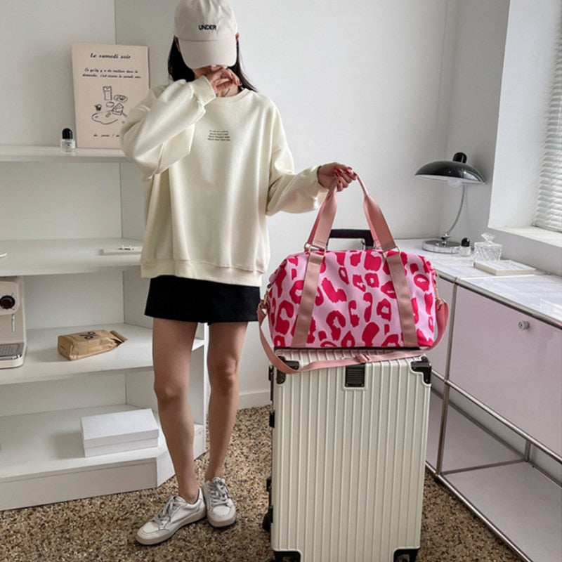 Leopard Duffel