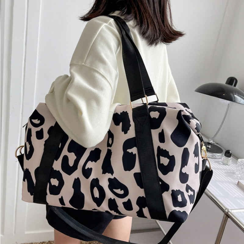 Leopard Duffel